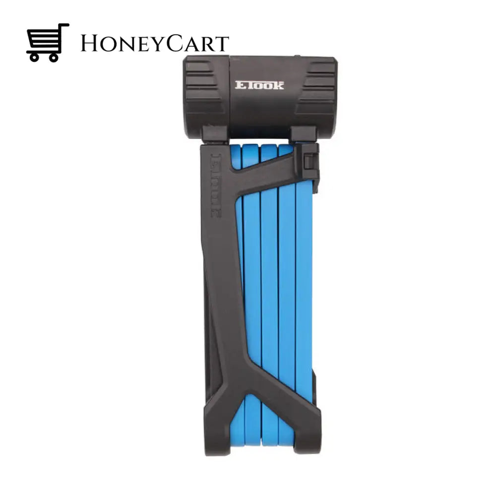 Bicycle Anti-Theft Lock Blue / Large Metal