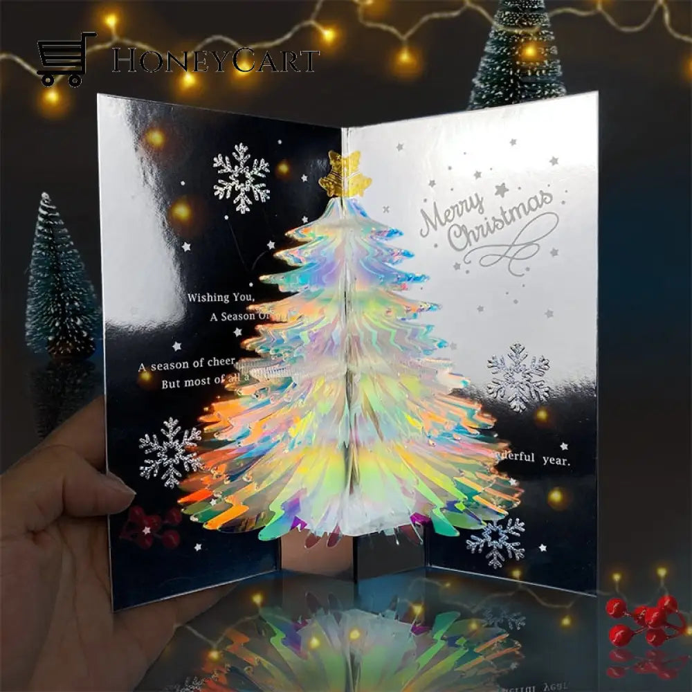 Big Sale 49% Offchristmas Tree 3D Pop-Up Card Blue Beauty& Health