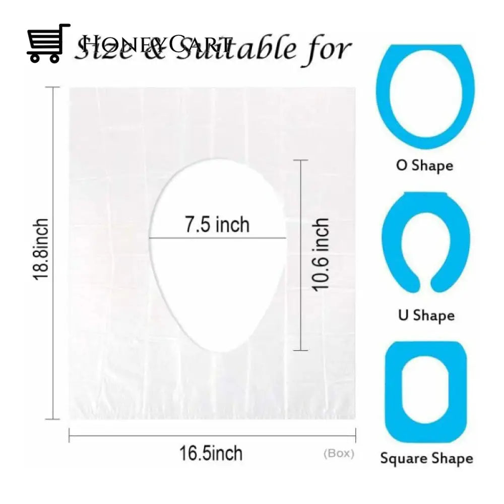 Biodegradable Disposable Plastic Toilet Seat Cover Houseware