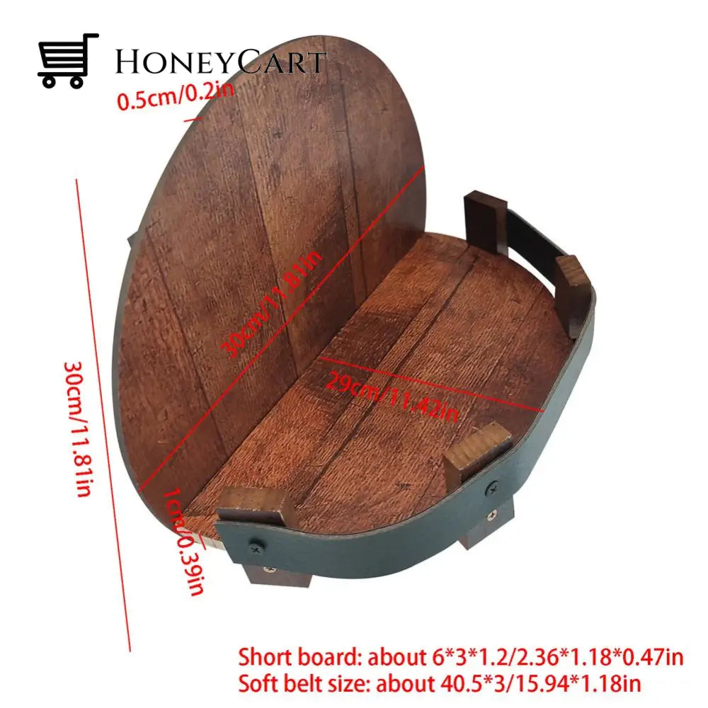Bourbon Whiskey Barrel Shelf Home And Kitchen