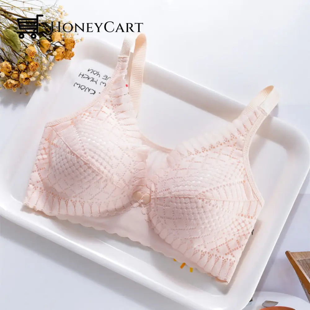 Breastfeeding Bras Maternity Nursing Bra For Feeding 668 Skin / One Size 34