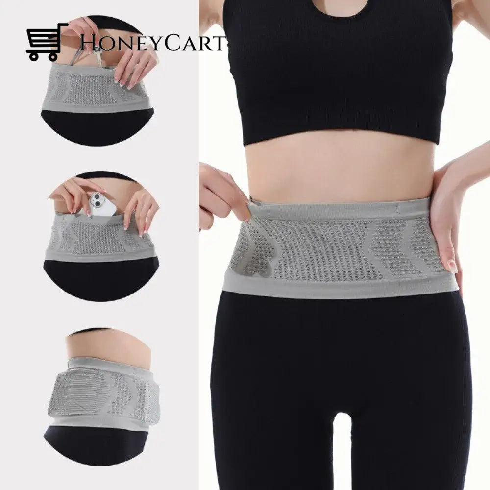 Breathable Invisible Running Waist Bag - Sports Pack With Large Capacity For Men And Women Exercise