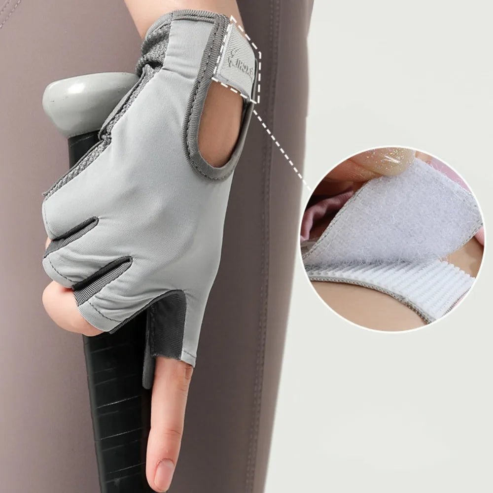 Breathable Non-Slip Half Finger Cycling Gloves
