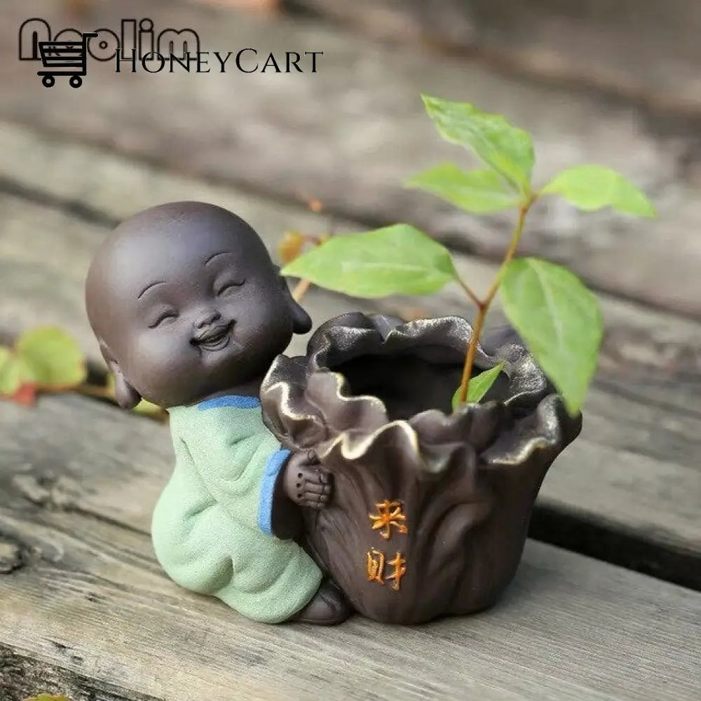Buddha Enlightened Statue Green