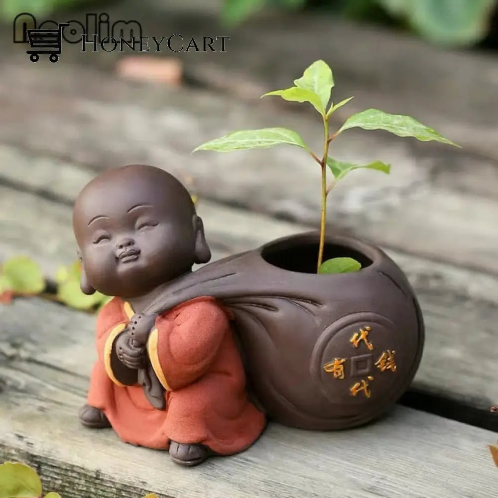 Buddha Enlightened Statue Red