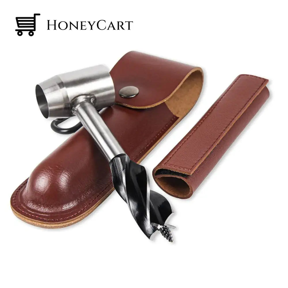 Bushcraft Hand Auger Wrench Brown