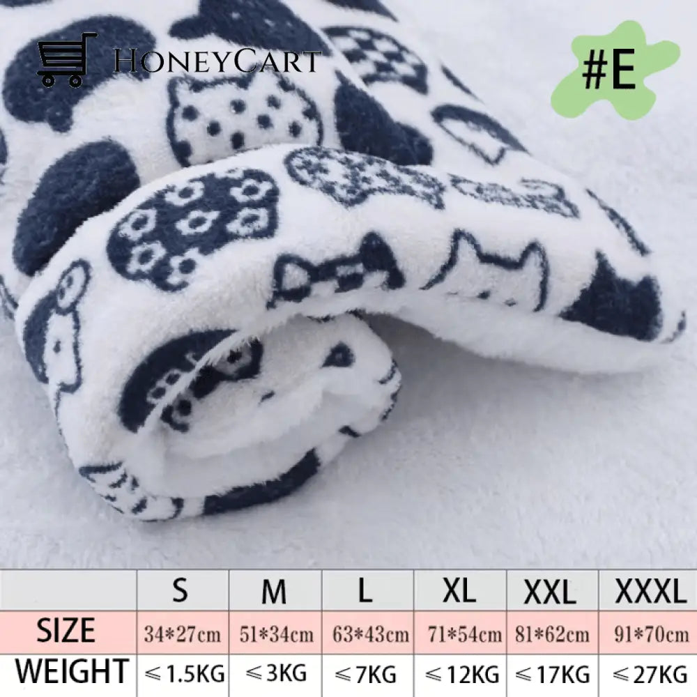 Calming Cat Blanket #E / S