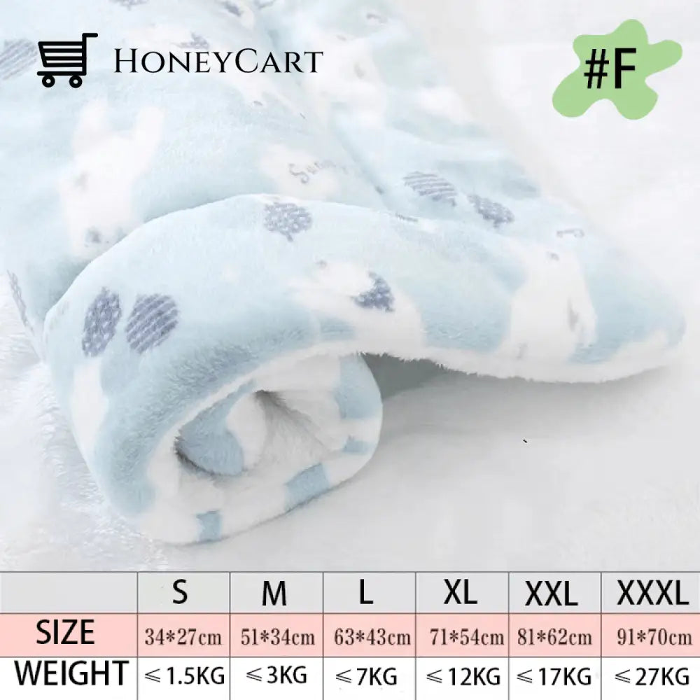 Calming Cat Blanket #F / S