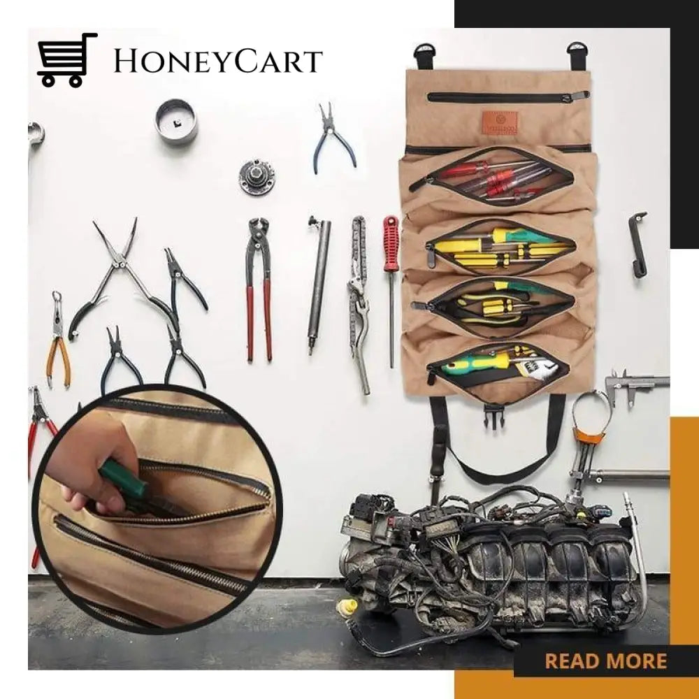 Canavas Bag Multi-Purpose Tool Roll Up
