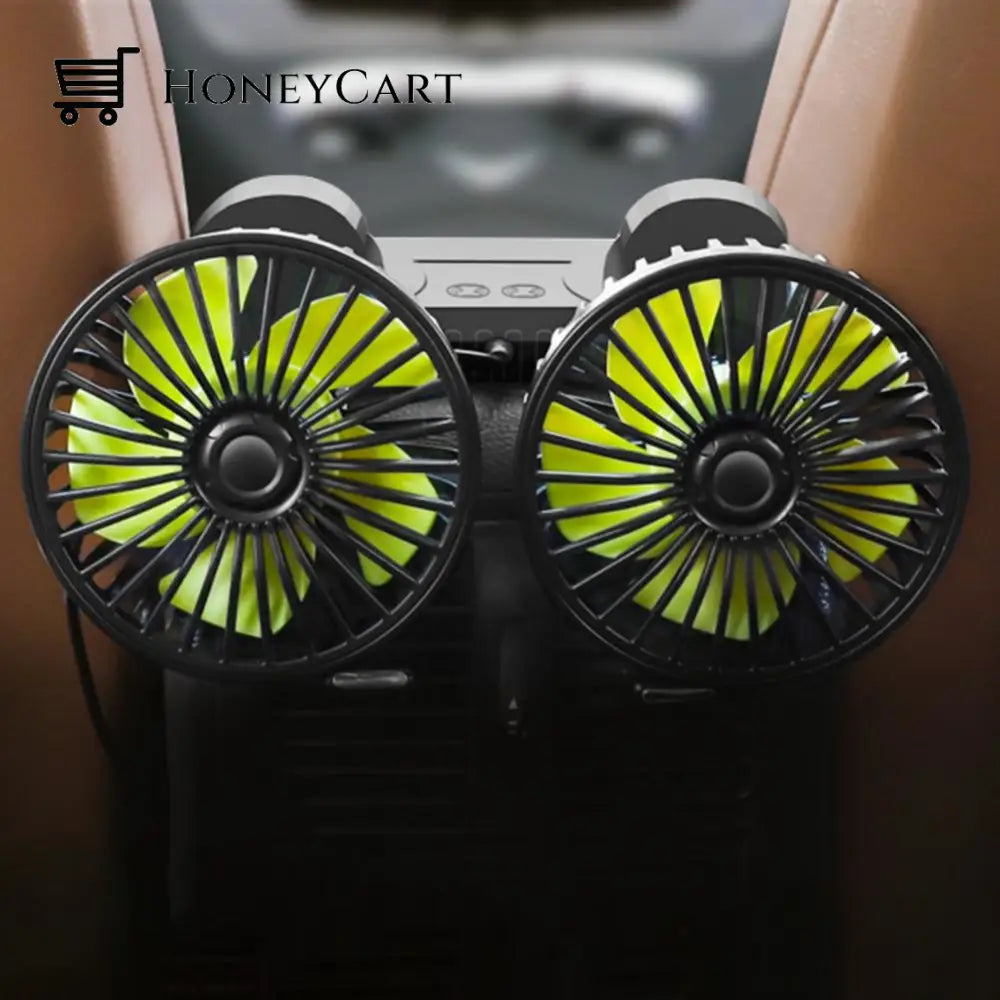 Car Dashboard Double Usb Cooling Fan Vehicles & Parts