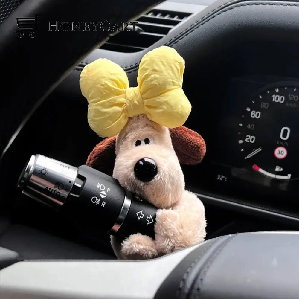 Car Decoration Dog Yellow