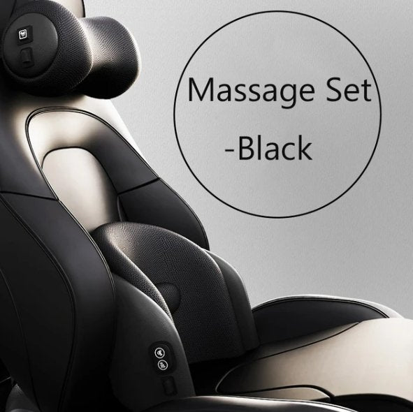 Car Neck and Waist Support Massage Pillow - Ultimate Driving Comfort