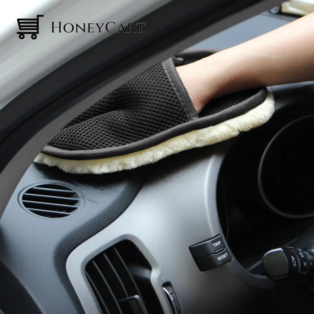 Car Styling Wool - Soft Washing Gloves Brush Wash