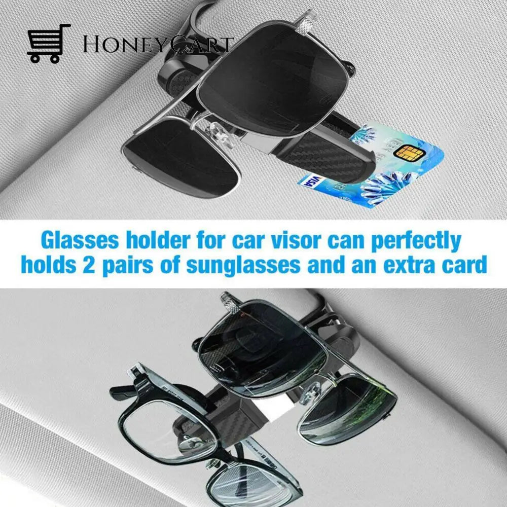 Car Sun Visor Glasses Holder Clip Vehicle Organizers
