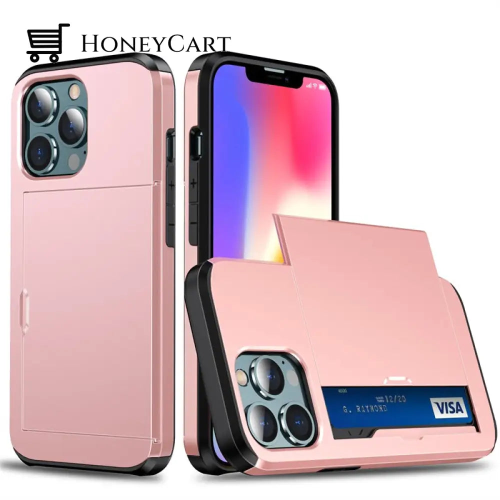 Cardsaver Case | Card Slot Phone For Iphone 11 / Rose Gold
