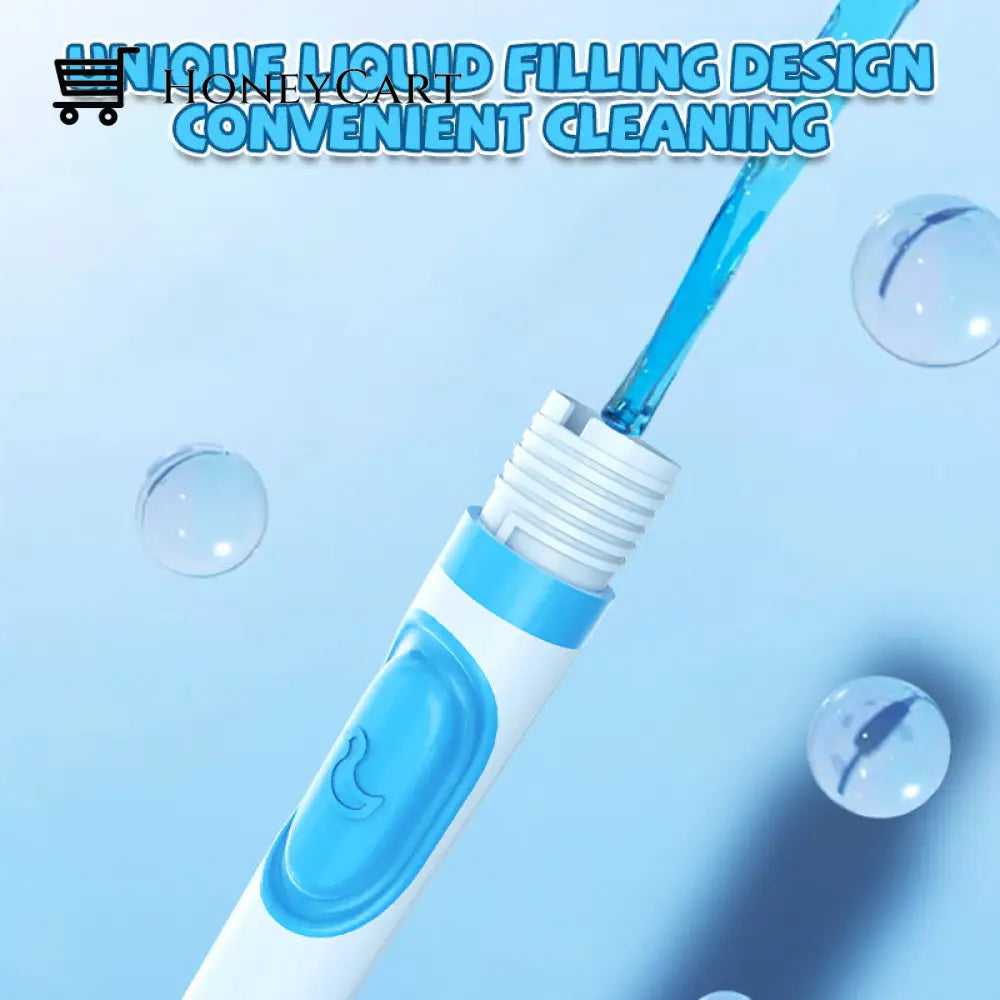 Cartoon Cute Duck Toilet Brush With Fluid Beauty& Health