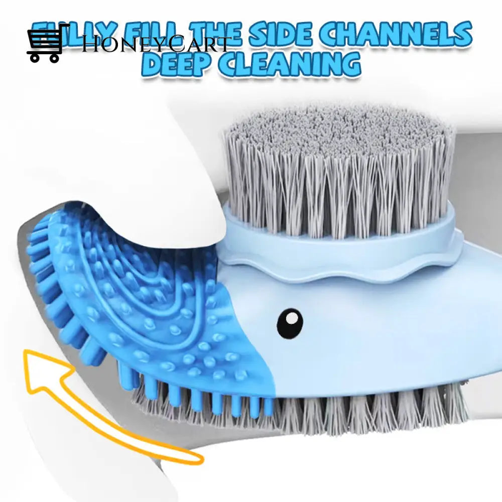 Cartoon Cute Duck Toilet Brush With Fluid Beauty& Health