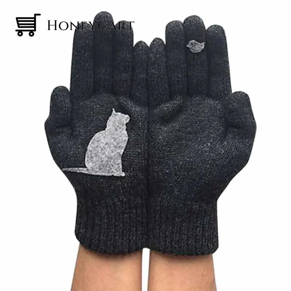 Cat Fan Cotton Gloves