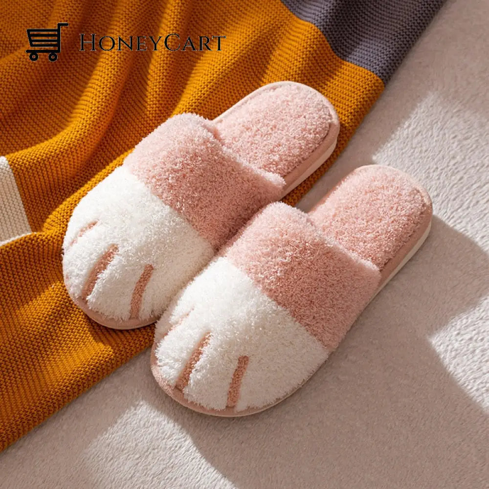 Cat Paw Slides Pink / 5-6 Womens 3-4 Mens