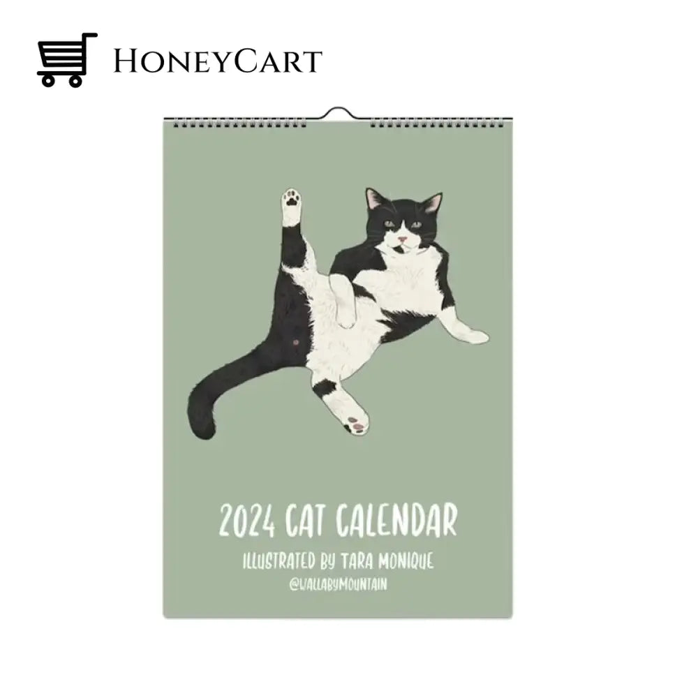 Cat Wall Calendar 2024