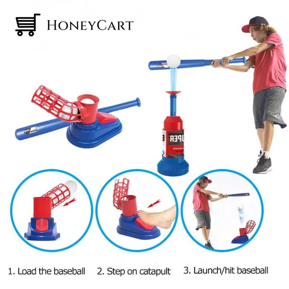 Catapult Baseball Set Kids Toys