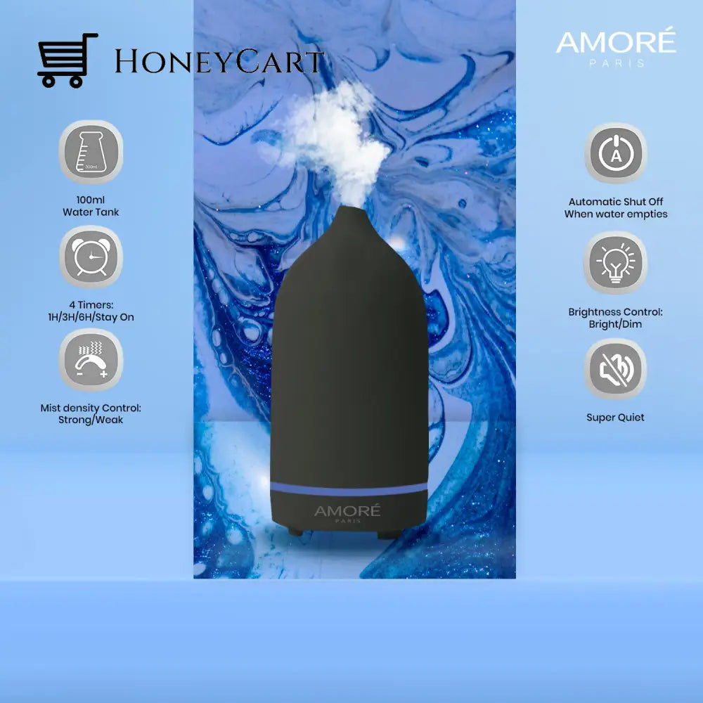 Ceramic Ultrasonic Aromatherapy Essential Oil Diffuser Wellness