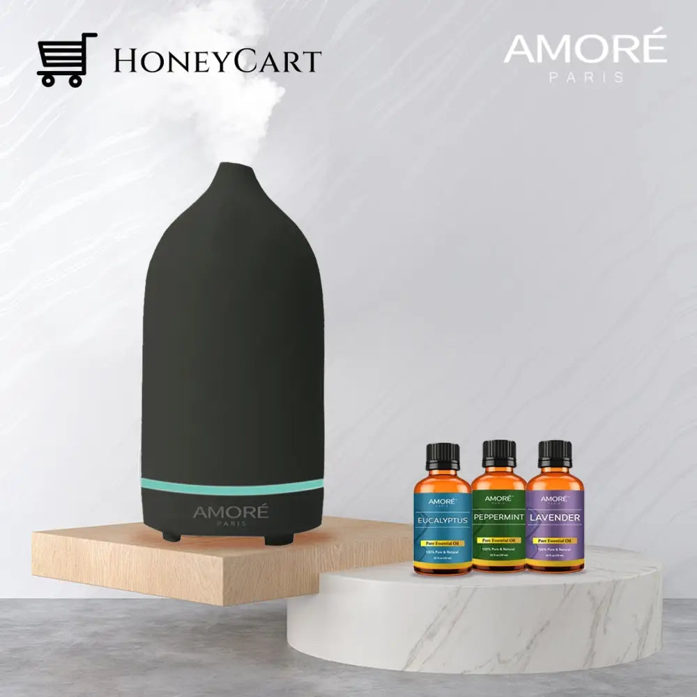 Ceramic Ultrasonic Aromatherapy Essential Oil Diffuser Wellness
