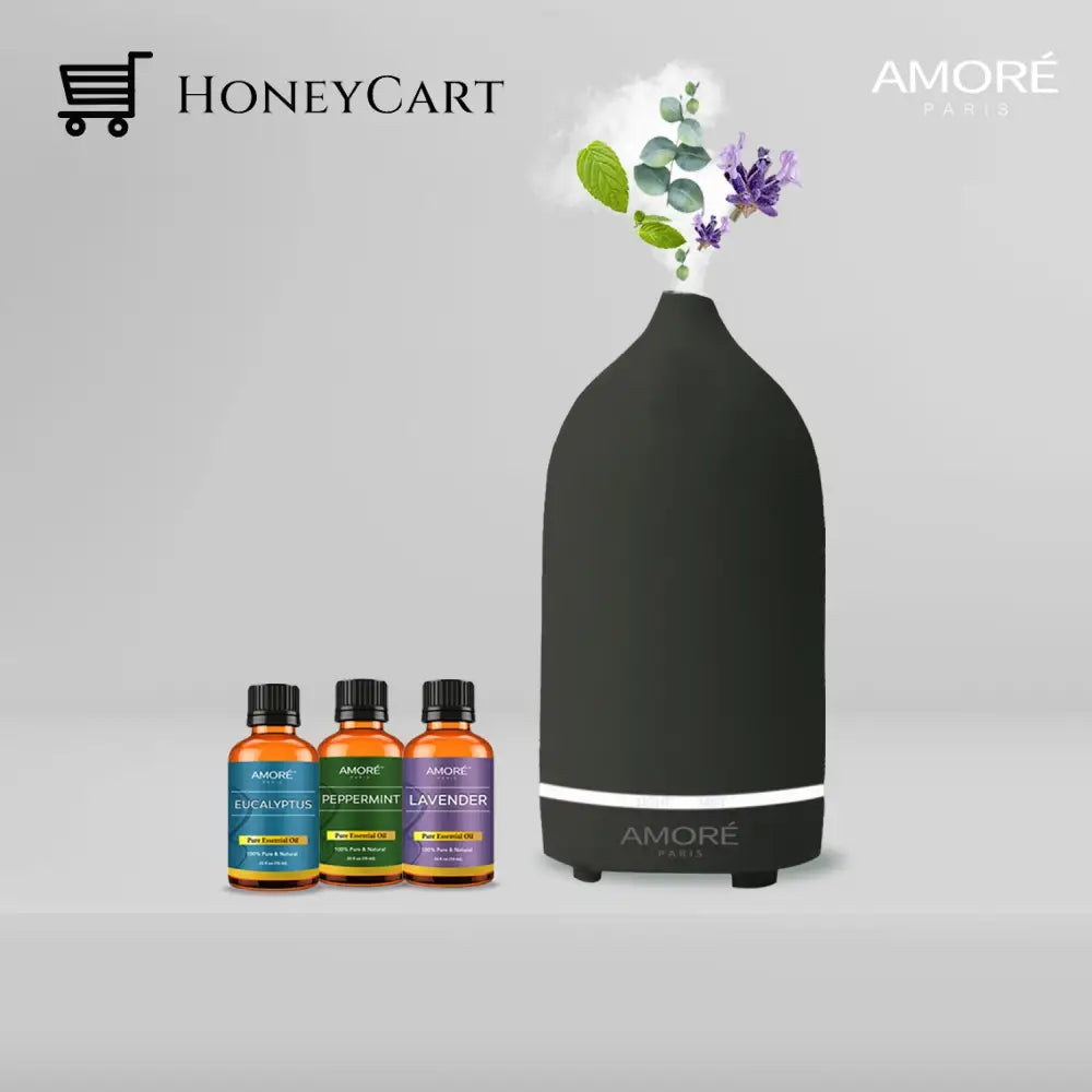 Ceramic Ultrasonic Aromatherapy Essential Oil Diffuser Wellness
