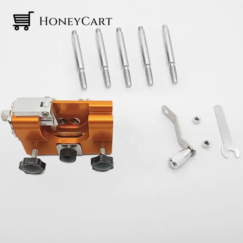 Chainsaw Chain Sharpening Jig Set B(Basic + Extra 5 Bits)