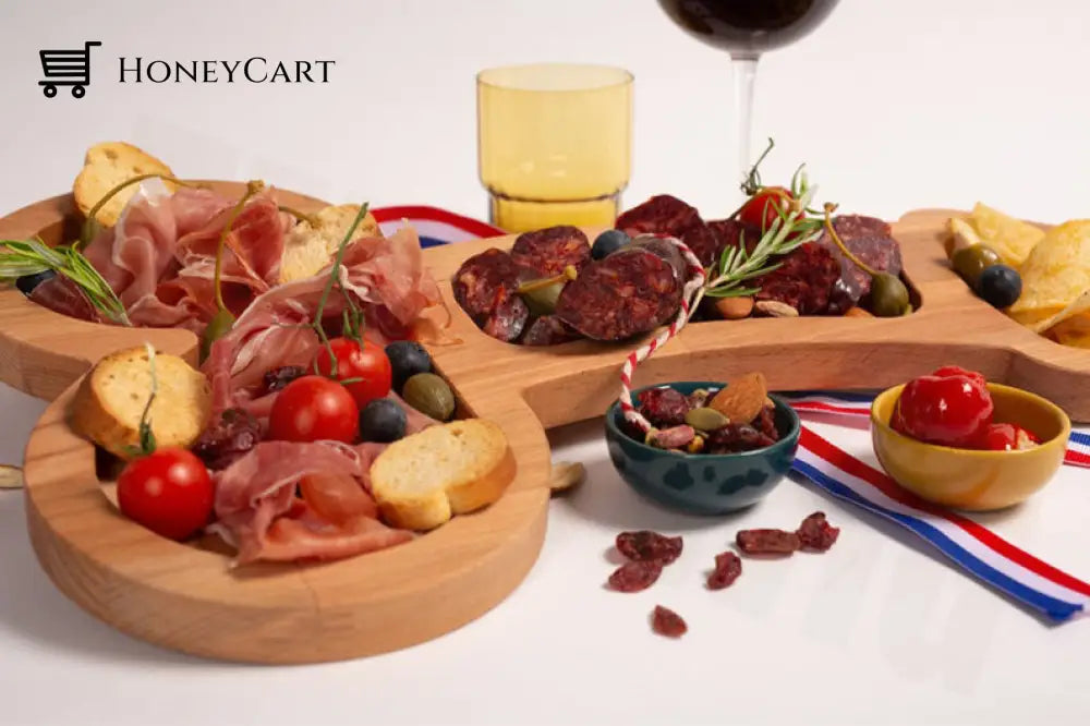 Cheese Board Serving Platter Meat/Cheese Cutting Ltt-Board