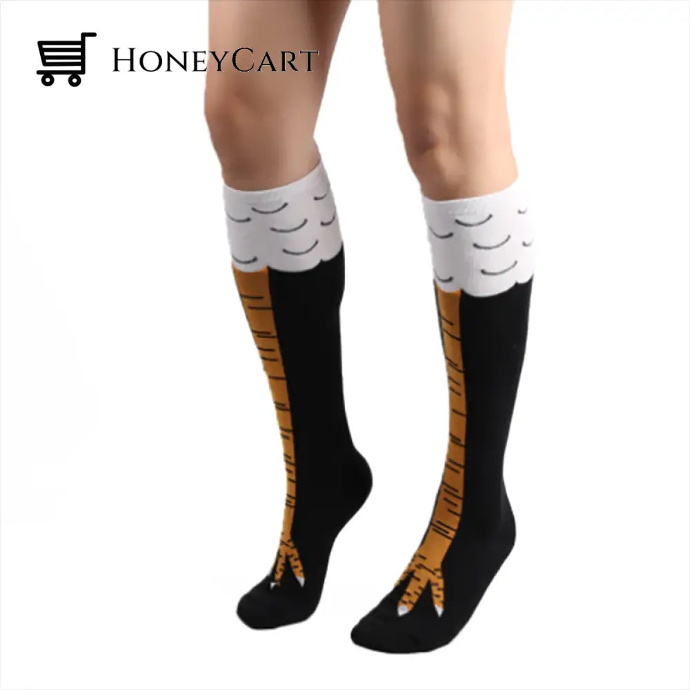 Chickn Feet Sox Orange / Calf Tool