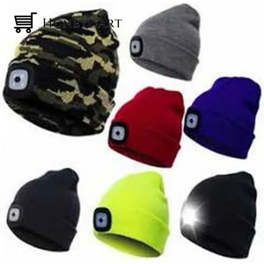 (Christma Hot Sale- 50% Off) Led Knitted Beanie Hat