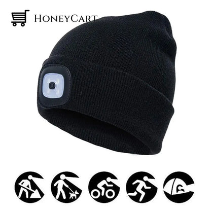 (Christma Hot Sale- 50% Off) Led Knitted Beanie Hat