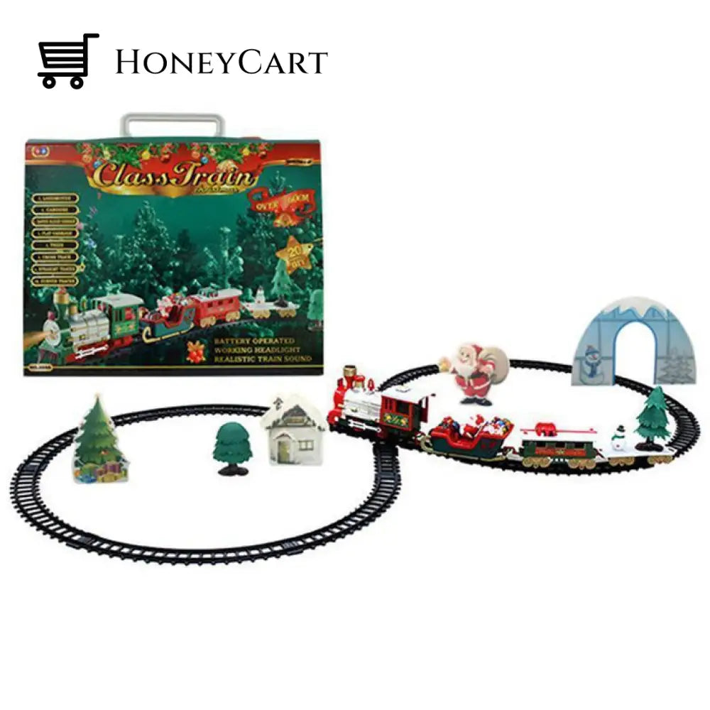 Christmas Electric Rail Car Train Toy Class Train