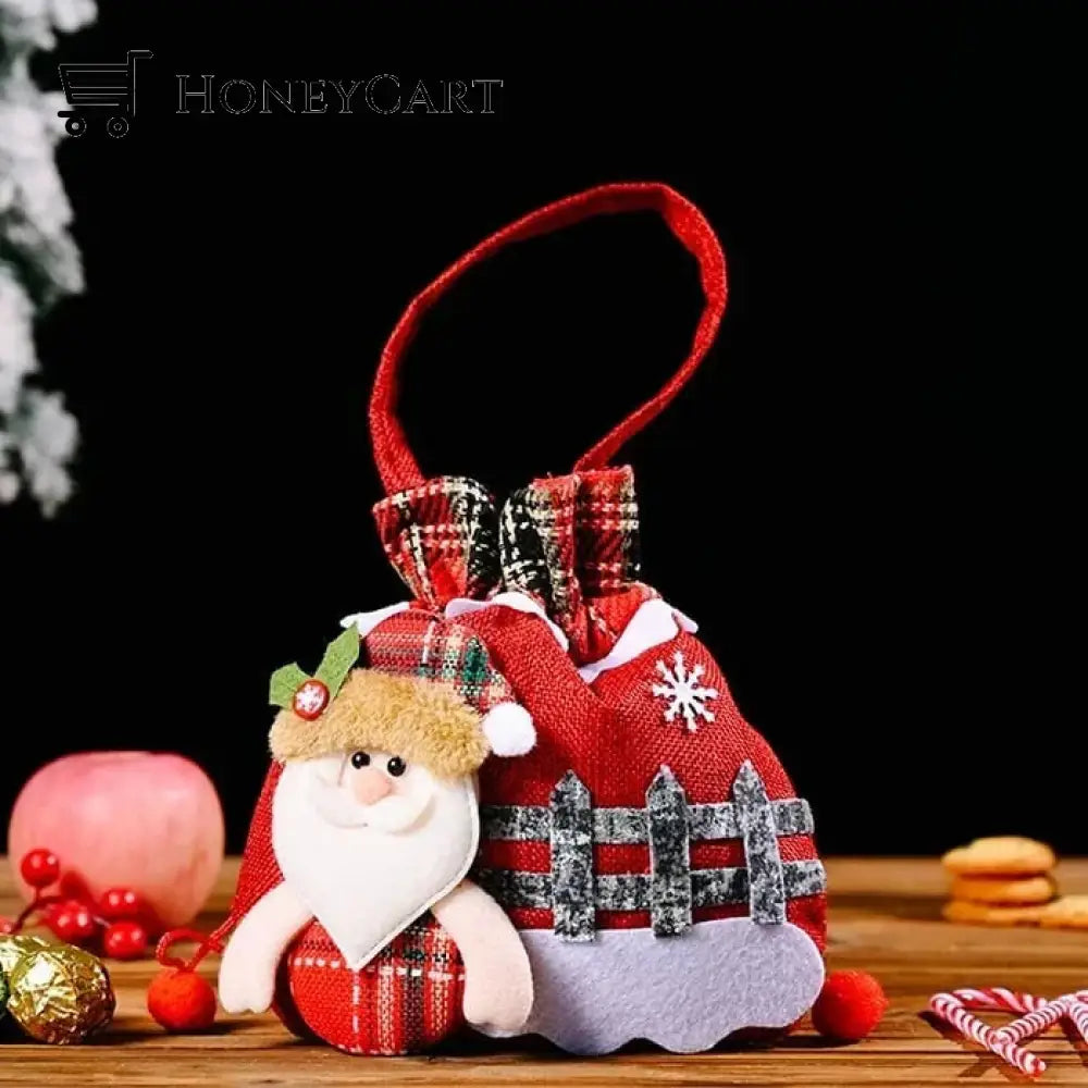 Christmas Gift Doll Bags New- Santa
