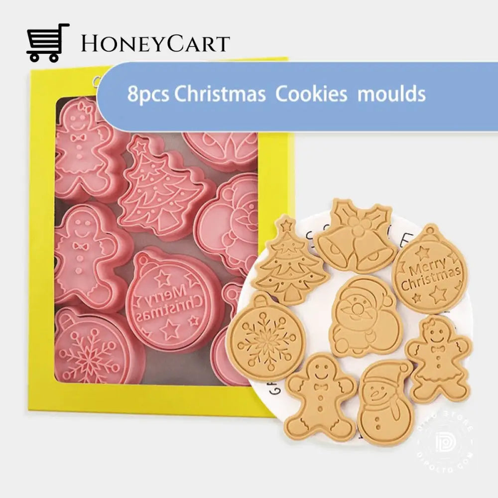 Christmas Hot Deals Diy Cookie Cutter Set Set B(8Pcs) Kids Toys