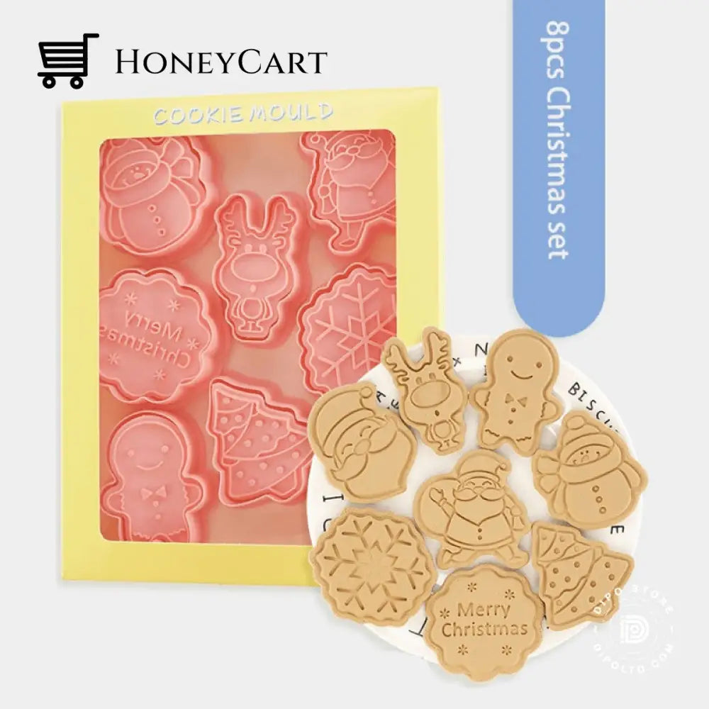 Christmas Hot Deals Diy Cookie Cutter Set Set C(8Pcs) Kids Toys