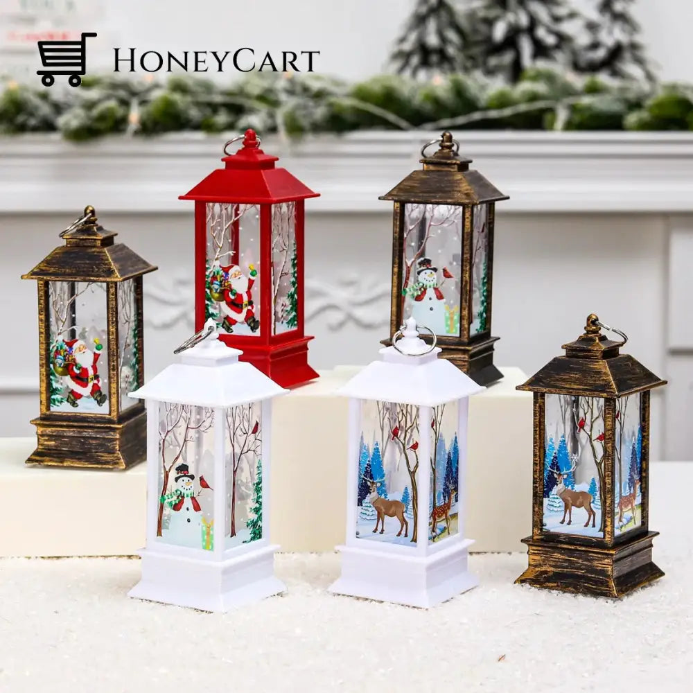 Christmas Lantern Light Merry Decorations For Home 2024