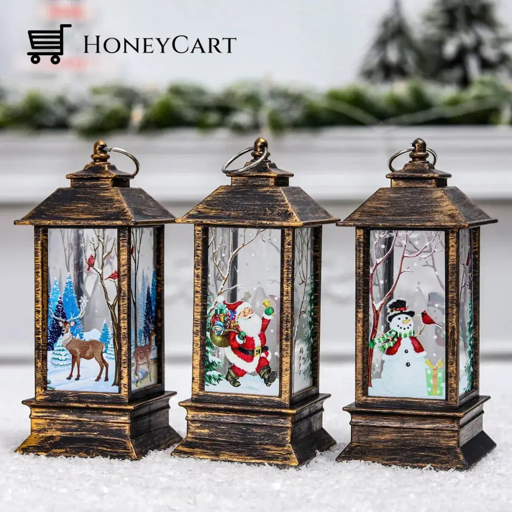 Christmas Lantern Light Merry Decorations For Home 2024
