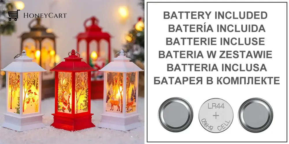 Christmas Lantern Light Merry Decorations For Home 2024