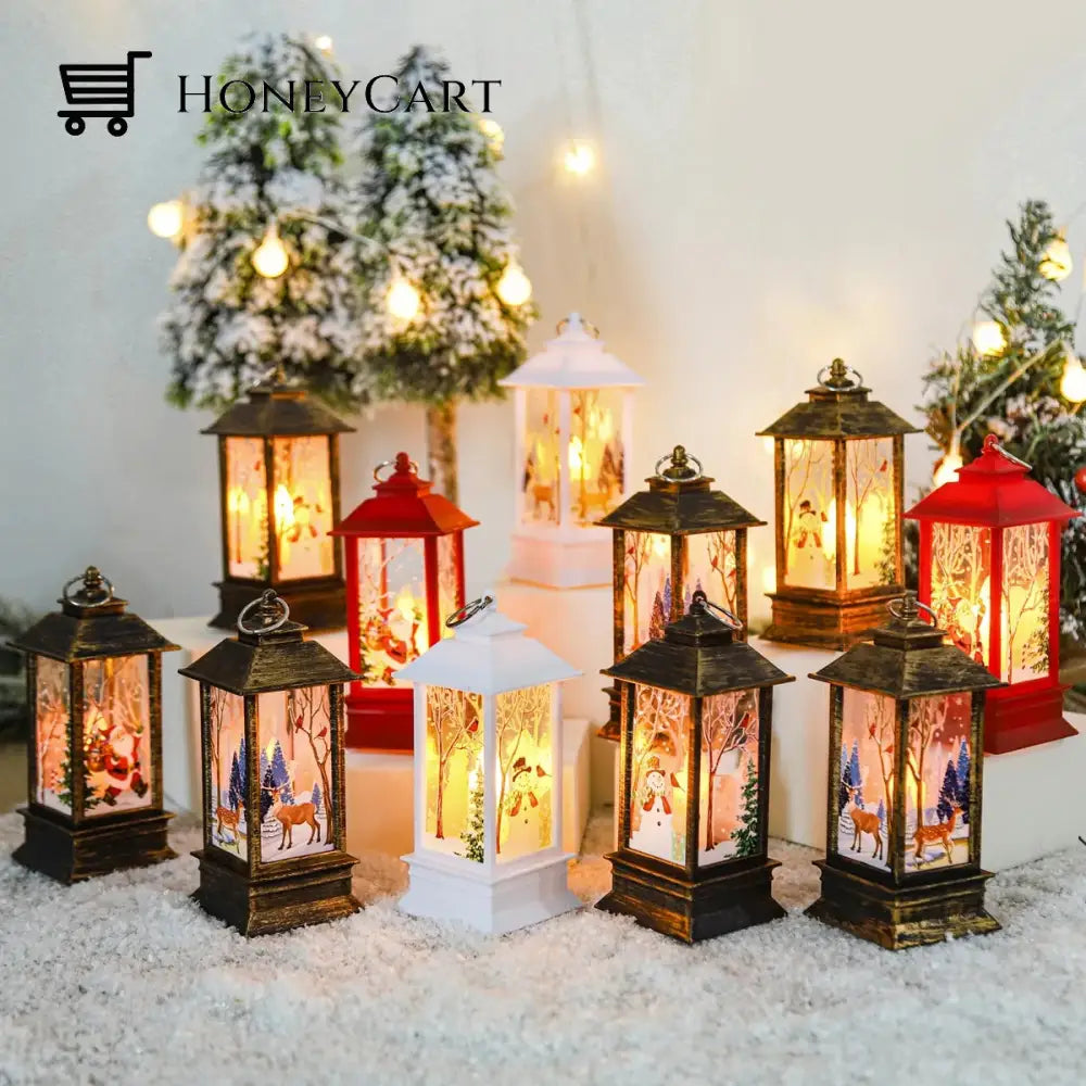 Christmas Lantern Light Merry Decorations For Home 2024