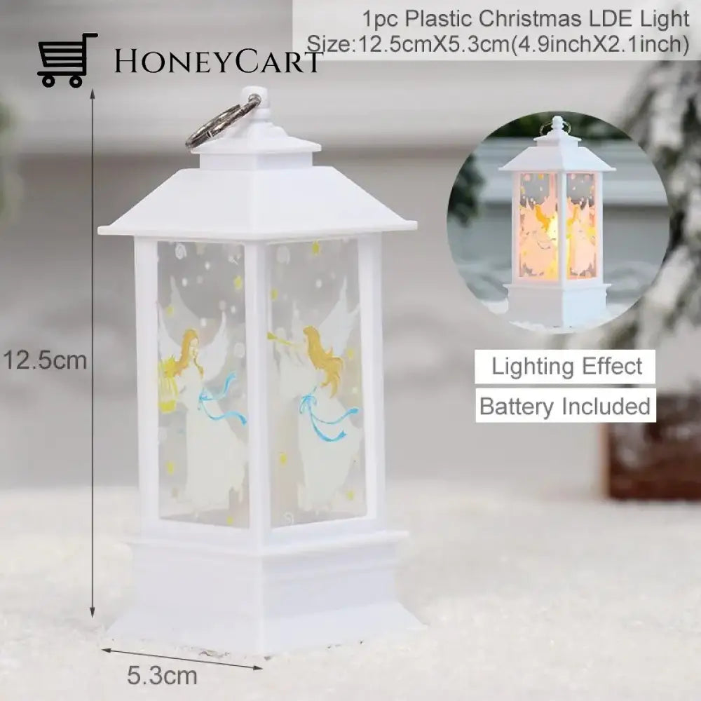 Christmas Lantern Light Merry Decorations For Home 2024 Angel White