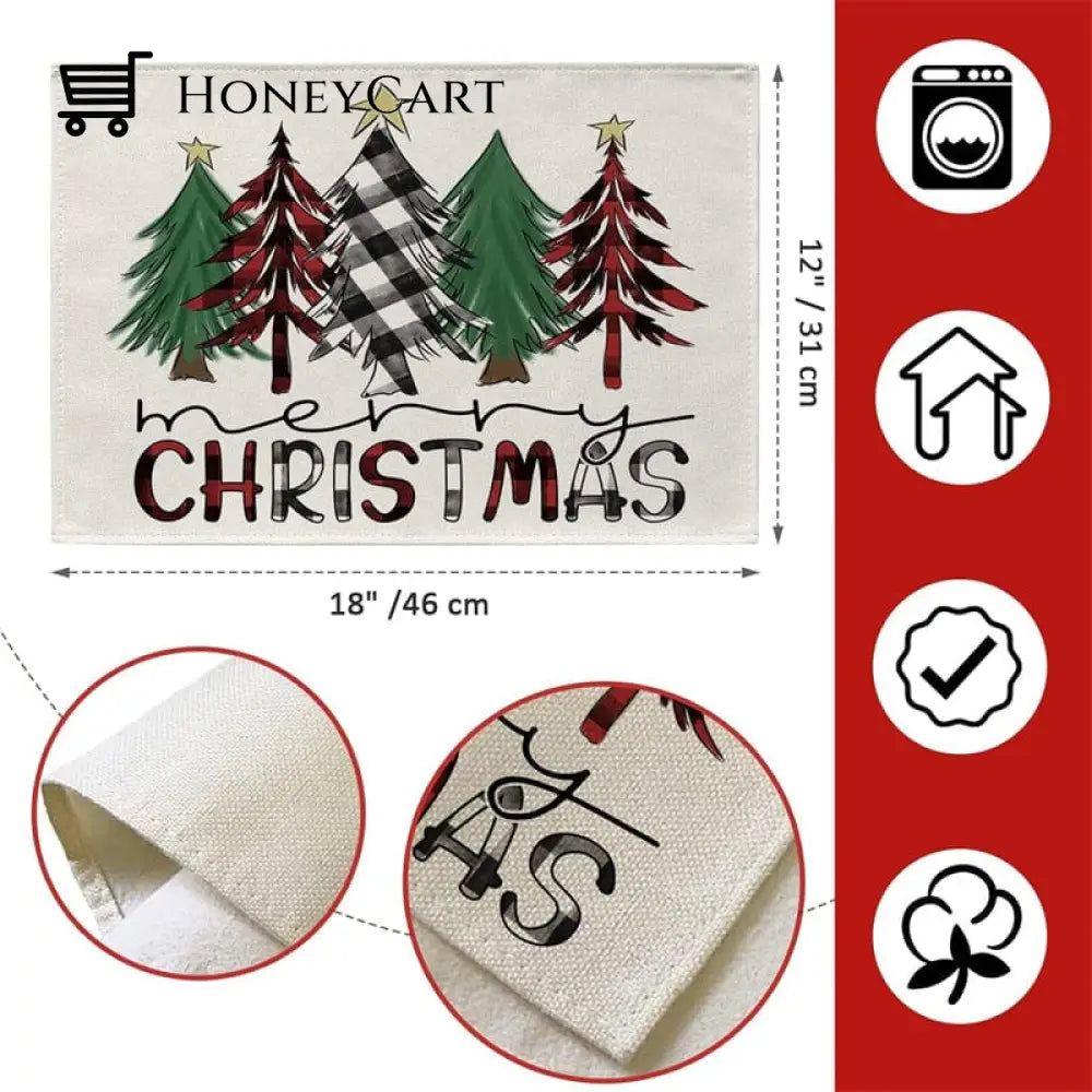 Christmas Plaid Placemat