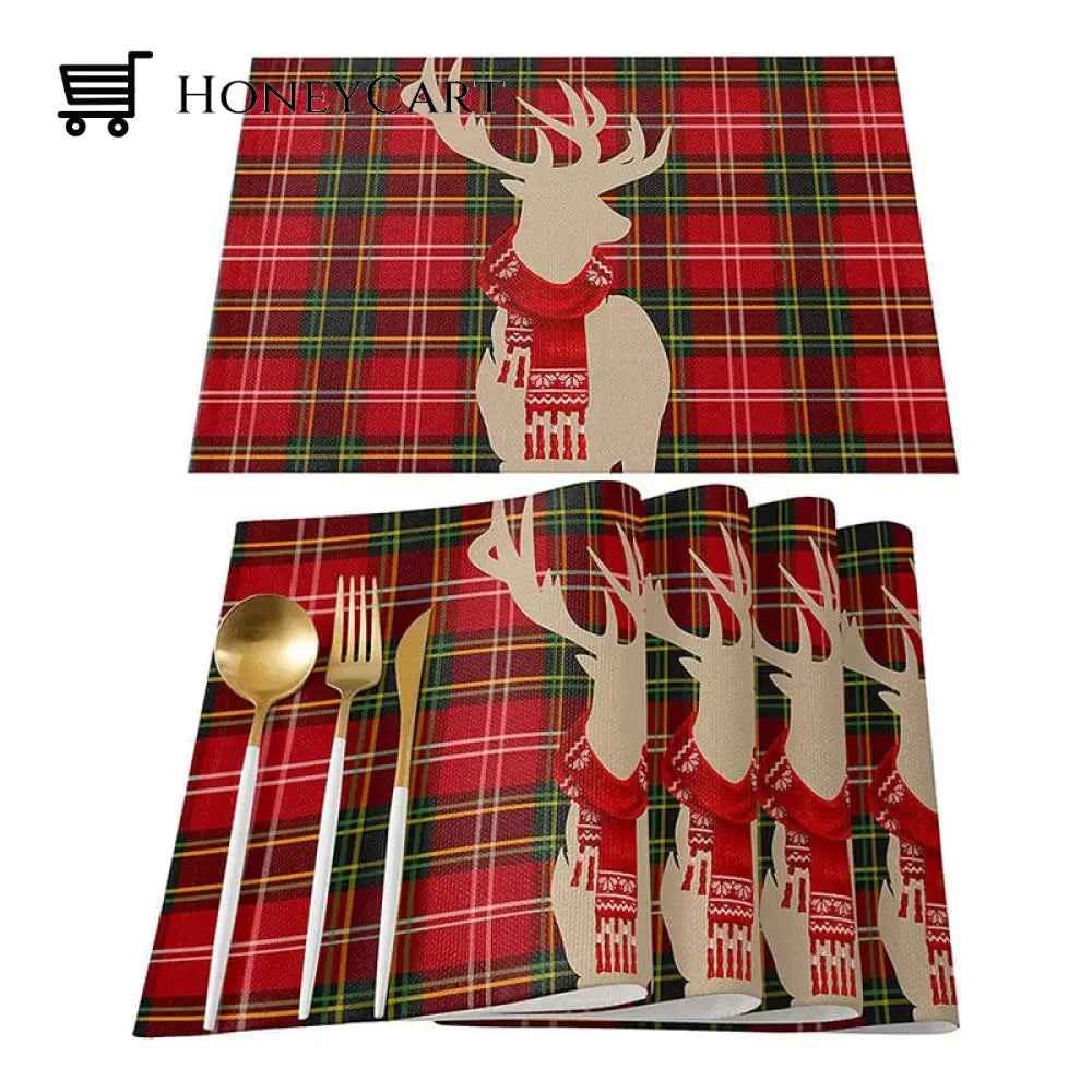 Christmas Plaid Placemat