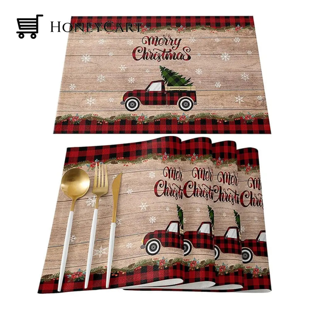 Christmas Plaid Placemat