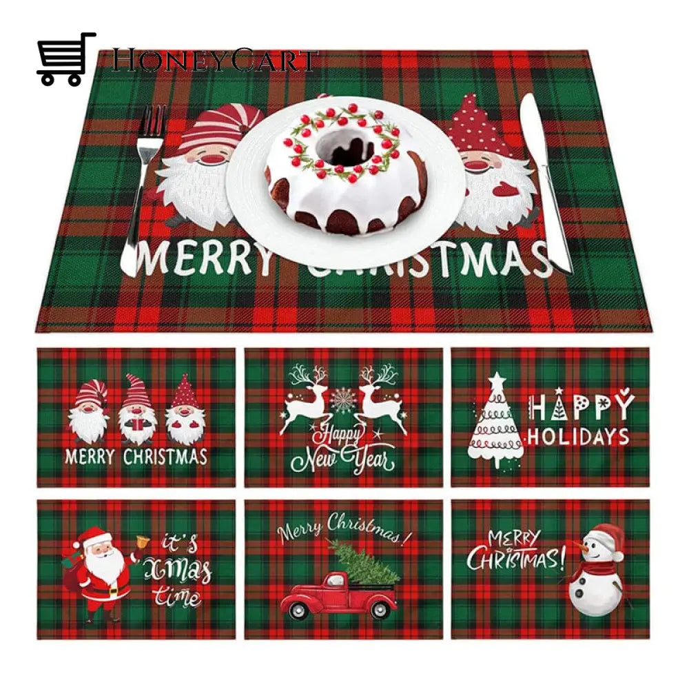 Christmas Plaid Placemat