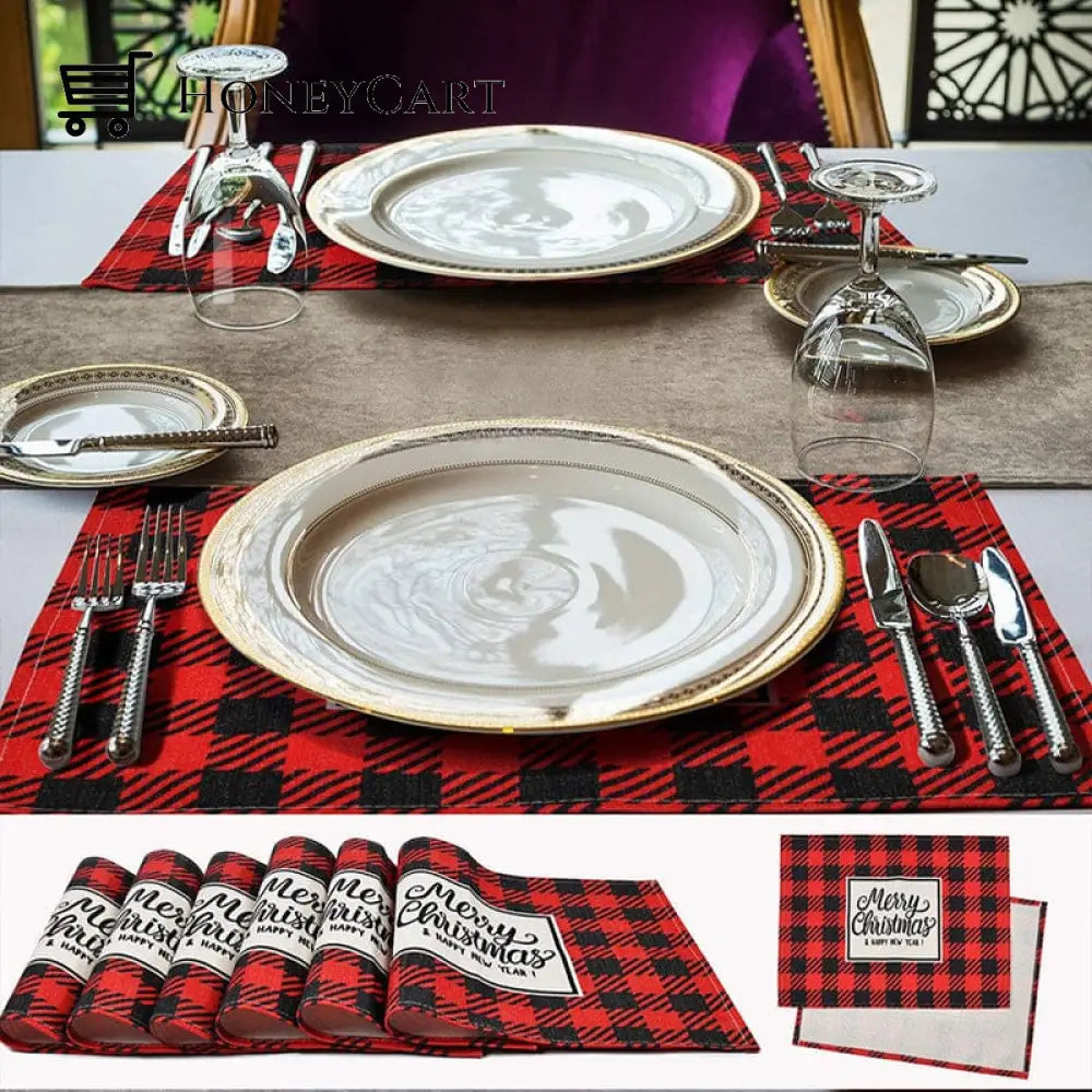 Christmas Plaid Placemat