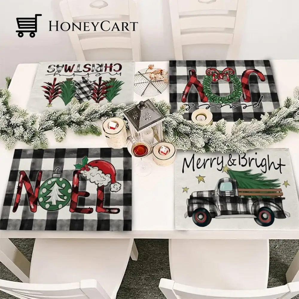 Christmas Plaid Placemat