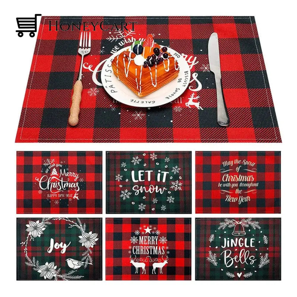 Christmas Plaid Placemat