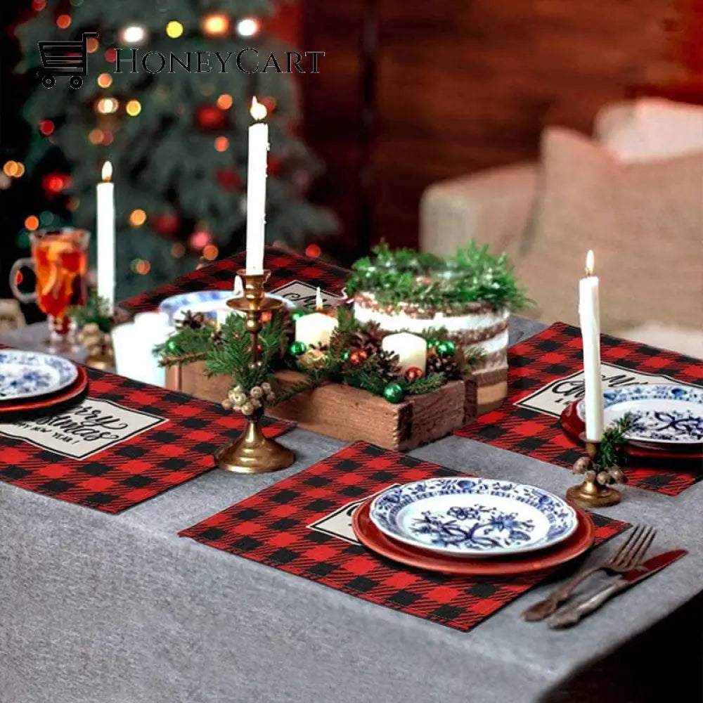 Christmas Plaid Placemat